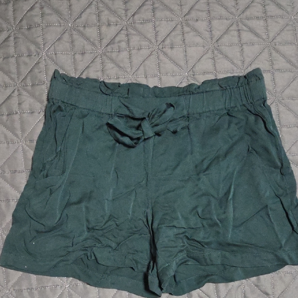 Maurices Dark Green High Waist Shorts